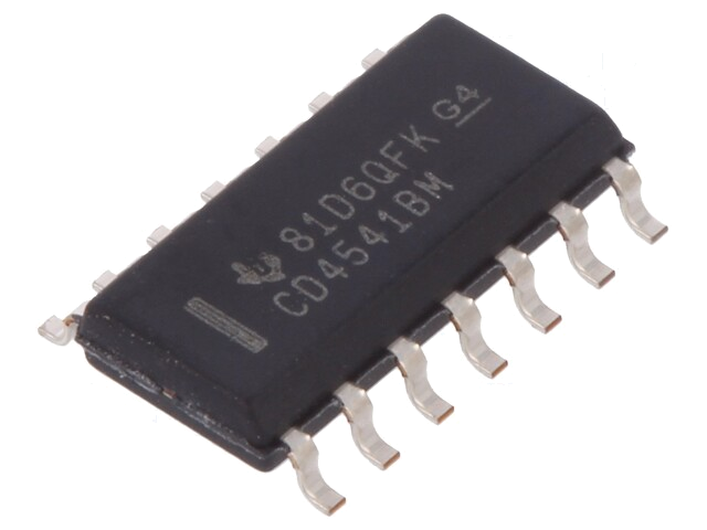 IC: digitaal; programmeerbare klok; 3÷18VDC; SMD; SO14; CD4000