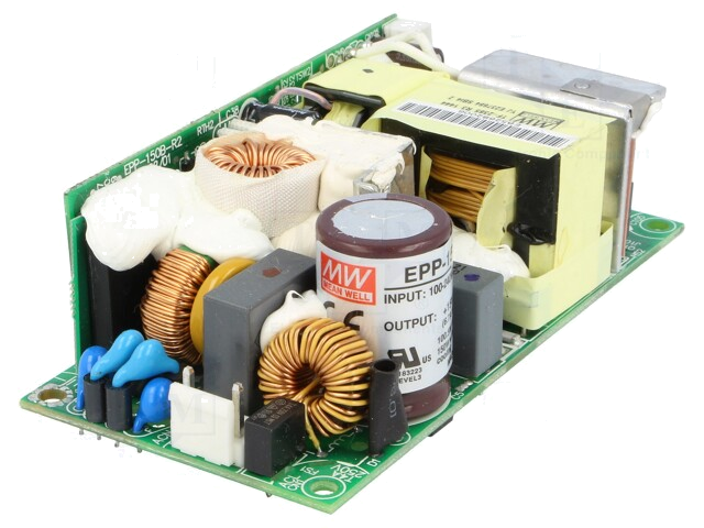 Voedingseenheid: schakelende; open; 150W; 127÷370VDC; 90÷264VAC