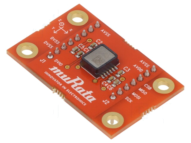 Sensor: hellingmeter; ±90°/±10°; 3-assige hellingssensor