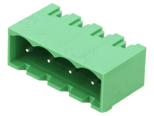 Ontkoppelbare terminal strip; 5,08mm; banen: 4; recht; contact