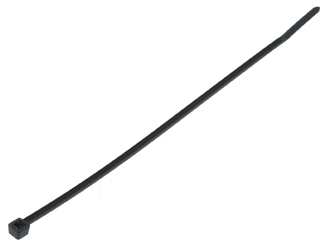 Kabelbinder; L: 145mm; W: 2,5mm; polyamide; 80N; zwart; Ømax: 22mm