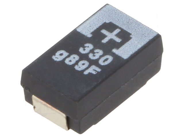 Condensator: tantaal-polymeer; 330uF; 4VDC; TPF; SMD; ±20%; 2000h