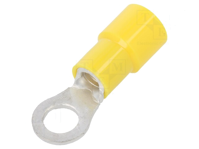 Uiteinde: oog; M5; Ø: 5,3mm; 2,63÷6,64mm2; klemmen; voor draad; geel