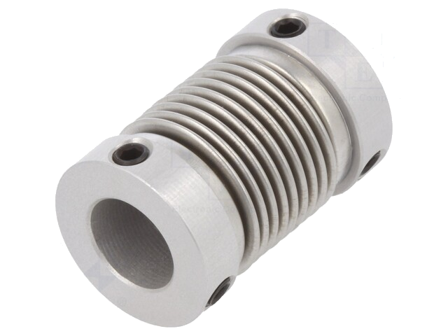 Koppeling; Ø1: 8mm; Ø2: 6mm; aluminium,roestvrij staal; -30÷120°C