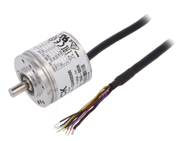 Encoder: incrementeel; Uvoed: 4,5÷5,5VDC; 500pulsen/omwenteling