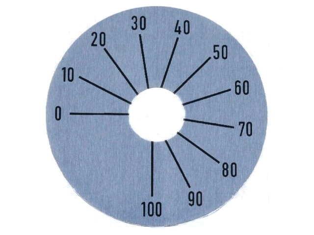 Schaal; Bereik: 0 ÷ 100,270°; Ø45mm; Øgat: 10mm