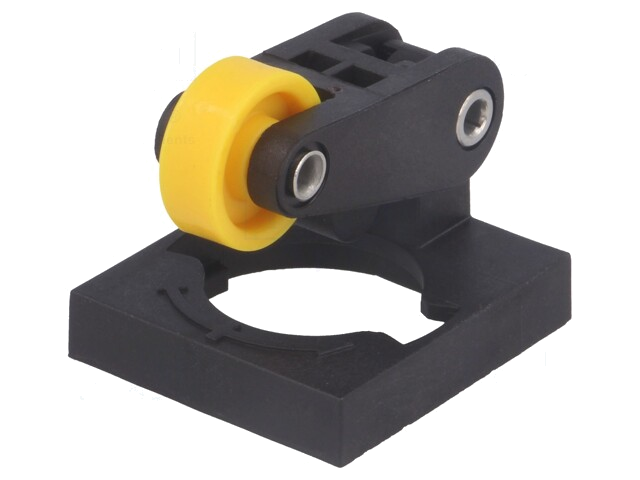 Aandrijfkop; hendel R 20mm, roller van kunststof Ø13mm
