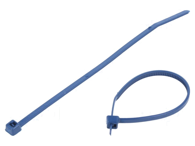 Kabelbinder; met metaal; L: 100mm; W: 2,5mm; polyamide 66MP; 80N