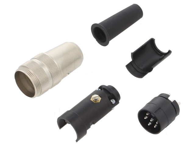 Connector: M16; stekker; 680; mannelijk; PIN: 6; niet afgeschermd