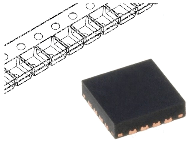 IC: digitaal; fanout buffer,translator; Ch: 1; SMD; QFN16; OUT: 2
