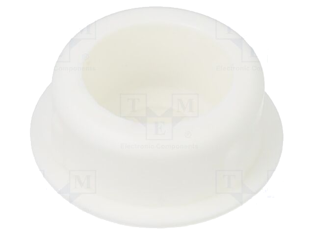Afsluitdopje; H: 4mm; indrukken; Flensdiam: 12mm; wit; 054100311303