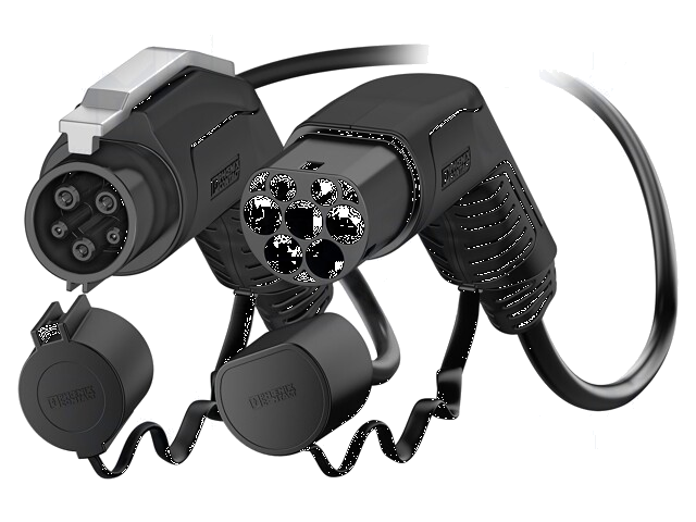 Kabel: eMobility; 1x0,5mm2,3x6mm2; 250V; 8kW; IP44; Type 1,Type 2