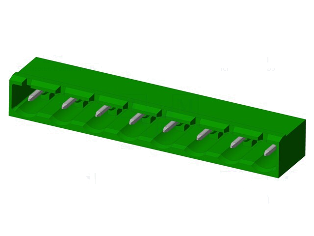 Connector: ontkoppelbare terminal strip; contact; mannelijk