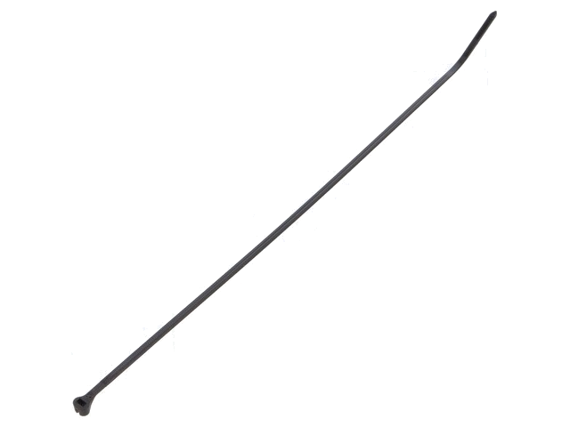 Kabelbinder; L: 203mm; W: 2,4mm; polyamide; 80N; zwart; Ømax: 50mm