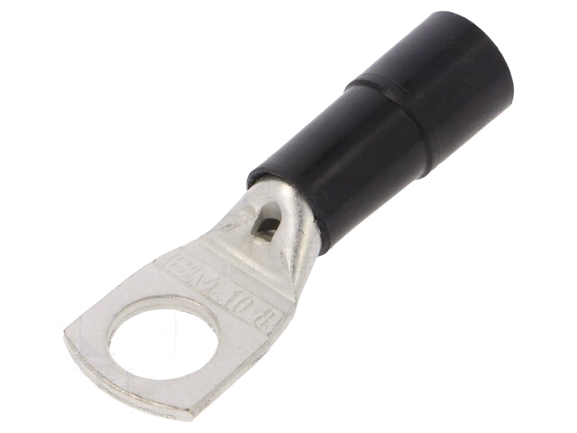 Uiteinde: buis; M8; Ø: 8,5mm; 10mm2; klemmen; voor draad; geïsoleerd