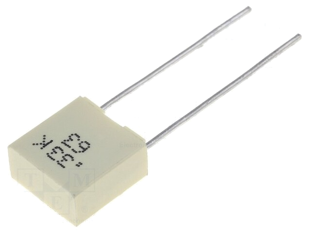Condensator: polyester; 330nF; 40VAC; 63VDC; 5mm; ±10%; -55÷105°C
