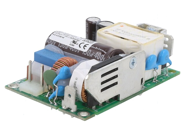 Voedingseenheid: schakelende; open; 60W; 80÷264VAC; OUT: 1; 24VDC