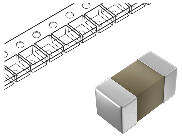 Ferriet: kraal; Imp.@ 100MHz: 30Ω; SMD; 6A; 0805; R: 0,004Ω