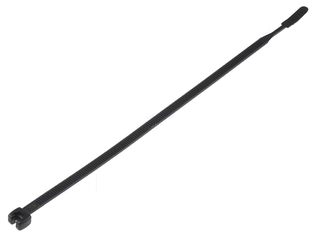 Kabelbinder; L: 210mm; W: 4,7mm; polyamide; 220N; zwart; Ømax: 50mm