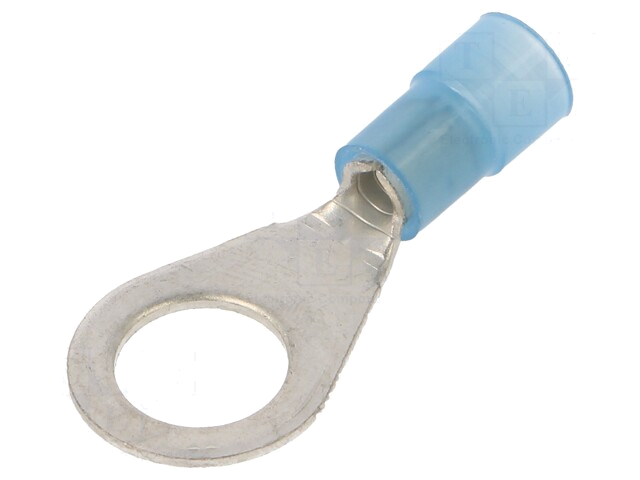 Uiteinde: oog; M8; Ø: 8,3mm; 1,5÷2,5mm2; klemmen; voor draad; blauw