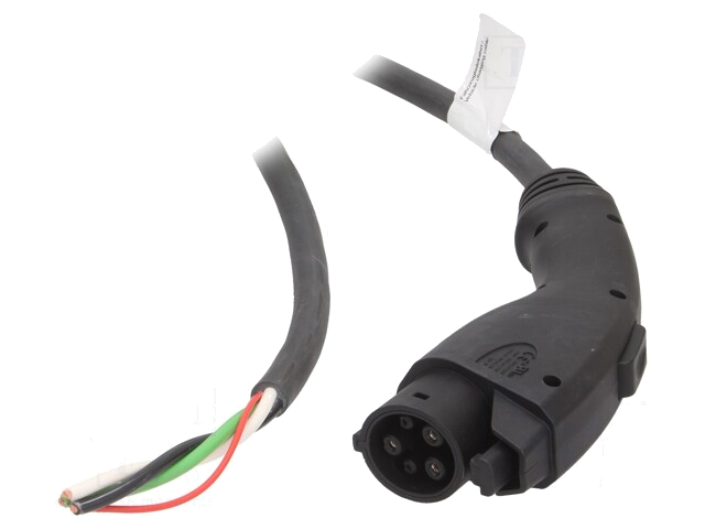 Kabel: eMobility; 1x0,56mm2,3x5,3mm2; 250V; 10kW; IP44; 5m; 41A