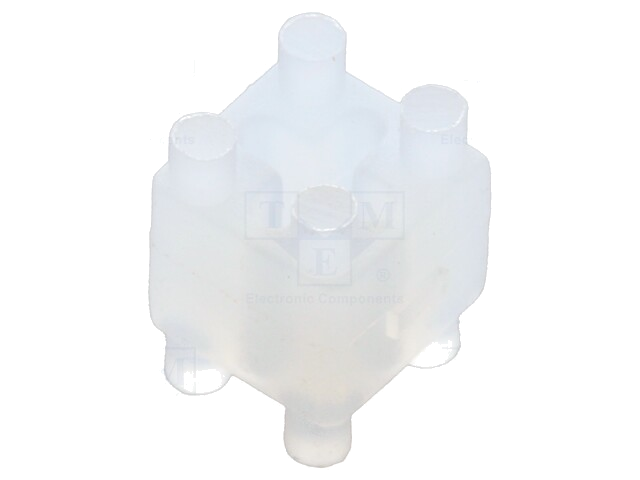 Afstandbus; LED; ØLED: 3mm,5mm; L: 6,4mm; natuurlijk; UL94V-2