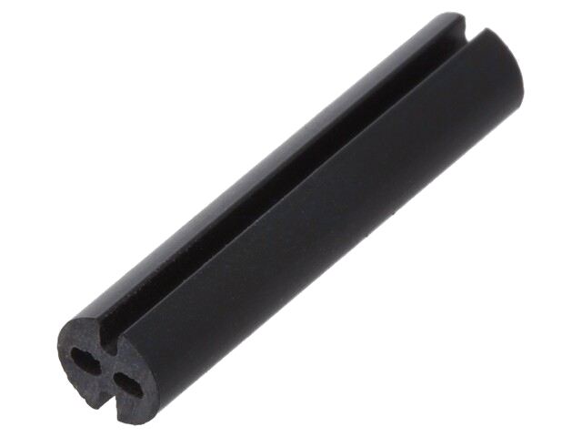 Afstandbus; LED; Øext: 4mm; ØLED: 3mm; L: 19,1mm; zwart; UL94V-0