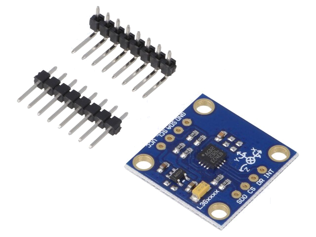 Sensor: positie; giroscoop; 3÷5VDC; I2C,SPI; L3GD20