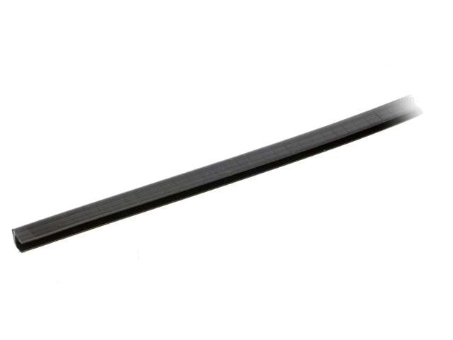 Randbescherming; polyethyleen; L: 30,5m; zwart; H: 5,6mm; W: 5,4mm