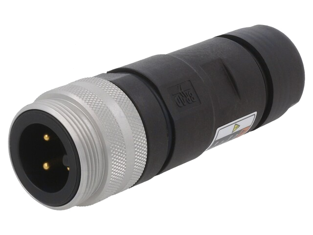 Connector: rond; stekker; mannelijk; PIN: 4; buitendraad,gedraaid
