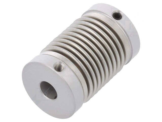 Koppeling; Ø1: 6mm; Ø2: 6mm; aluminium,roestvrij staal; -30÷120°C
