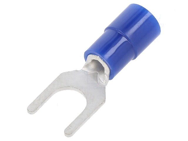Uiteinde: vork; M5; Ø: 5,3mm; 1,04÷2,63mm2; klemmen; voor draad