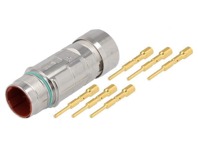Connector: M23; stekker; PIN: 6; mannelijk; klemmen; voor draad