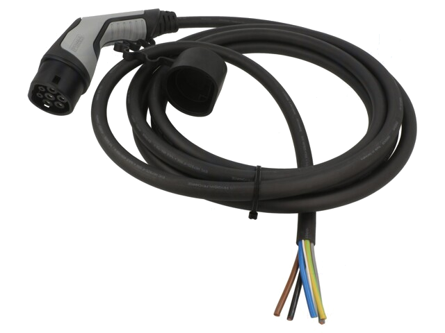 Kabel: eMobility; 1x0,5mm2,5x6mm2; 480V; 26,6kW; IP44; 5m; 32A