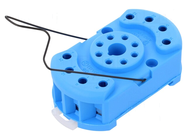 Socket; PIN: 8; 10A; 250VAC; op paneel,op DIN-rail; schroefklemmen