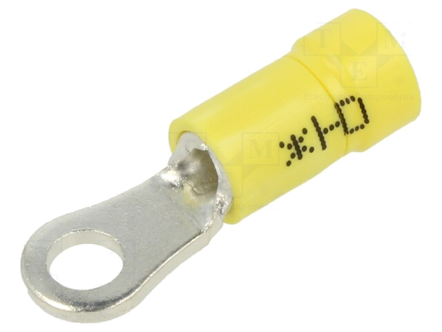 Uiteinde: oog; Ø: 4mm; 1,3÷6mm2; klemmen; voor draad; geïsoleerd