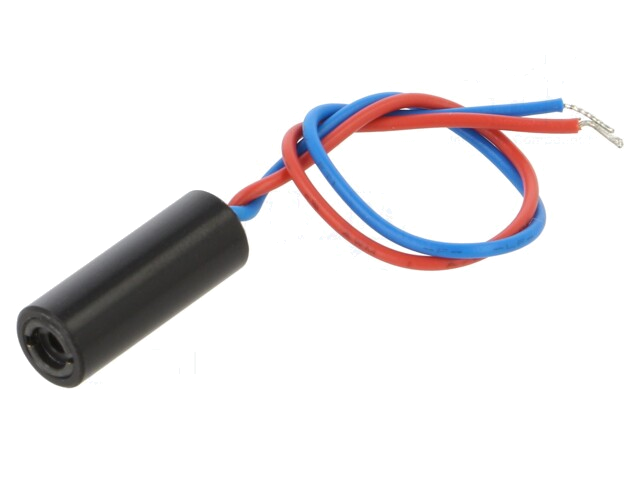 Module: laser; 1mW; rood; punt; 650nm; 4,5÷5,5VDC; 10÷35mA