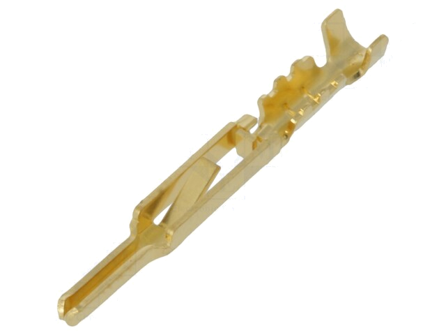 Contact; mannelijk; verguld; 28AWG÷24AWG; klemmen