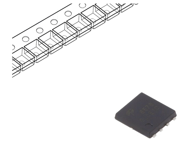 Transistor: N-MOSFET; unipolair; 30V; 25A; 10,4W; DFN5x6