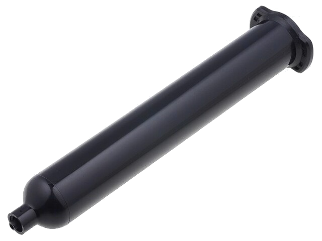Spuitlichaam; 55ml; zwart; Luer Lock; voor dispensers; QuantX