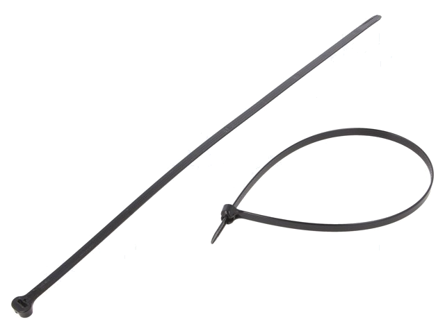 Kabelbinder; met metalen sluiting; L: 378mm; W: 7mm; polyamide