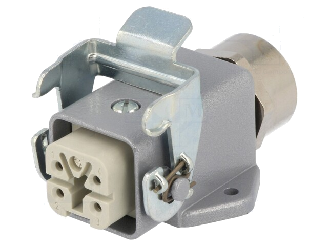 Connector: HDC; contact; vrouwelijk; EPIC KIT; PIN: 5; 4+PE; M20; 23A
