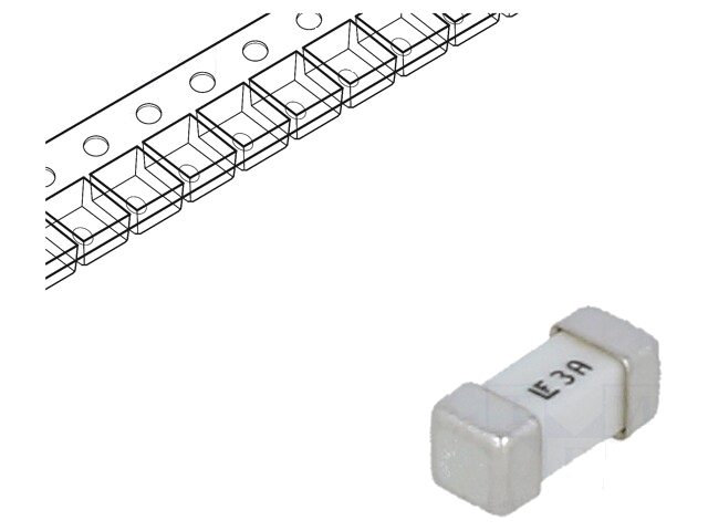 Zekering: smeltveiligheid; super snel; 3A; 125VAC; 125V; 125VDC