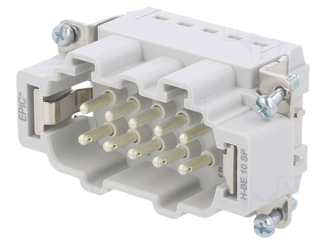 Connector: HDC; contactinzetstuk; mannelijk; EPIC H-BE; PIN: 10