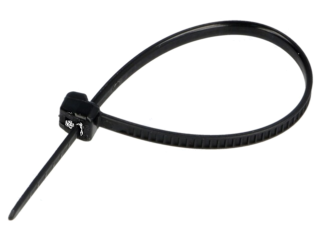 Kabelbinder; vertanding buitenzijde; L: 100mm; W: 2,5mm; polyamide