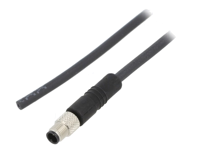 Connector: M5; stekker; 707; mannelijk; PIN: 3; niet afgeschermd