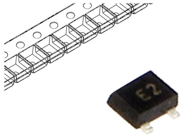 Diode: TVS netwerk; 6,8V; 15A; 150W; SOT663