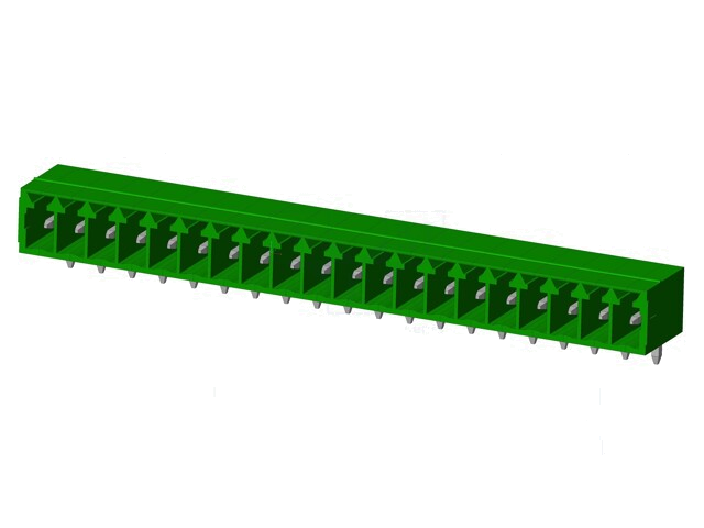 Connector: ontkoppelbare terminal strip; contact; mannelijk