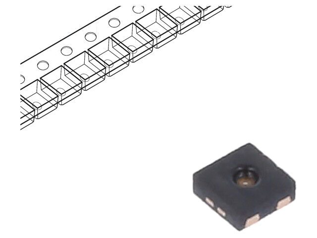 Sensor: temperatuur en vochtigheid; 0÷100%RH; -40÷125°C; SHT