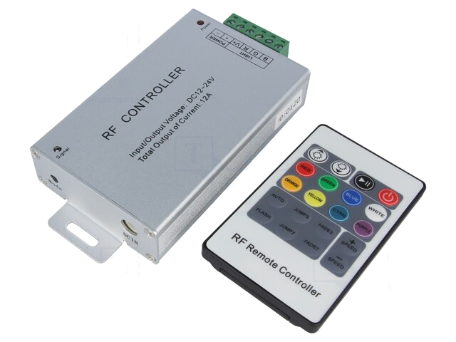 Besturing LED; Ch: 3; 12A; Uvoed: 12VDC,24VDC; Uuit: 12VDC,24VDC